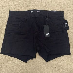 Kut From The Kloth Gidget Frayed Denim Shorts